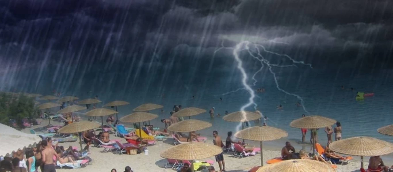 Εκτακτα καιρικά φαινόμενα: Αλλού 42 βαθμοί Κελσίου και αλλού... καταιγίδες!